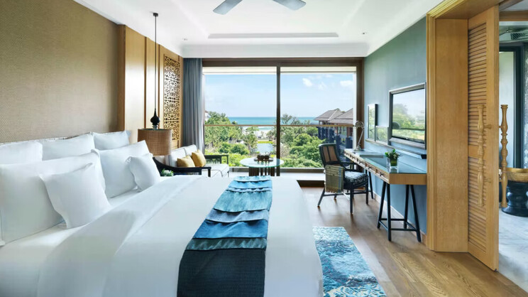 One King Bed Suite Partial Ocean View